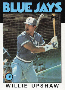 1986 Topps Willie Upshaw #745