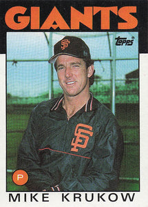 1986 Topps Mike Krukow #752