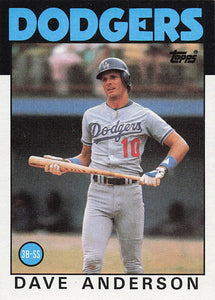 1986 Topps Dave Anderson #758