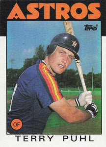 1986 Topps Terry Puhl #763