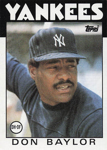 1986 Topps Don Baylor #765
