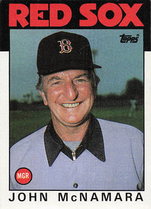 1986 Topps John McNamara #771