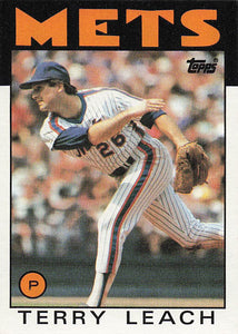 1986 Topps Terry Leach #774