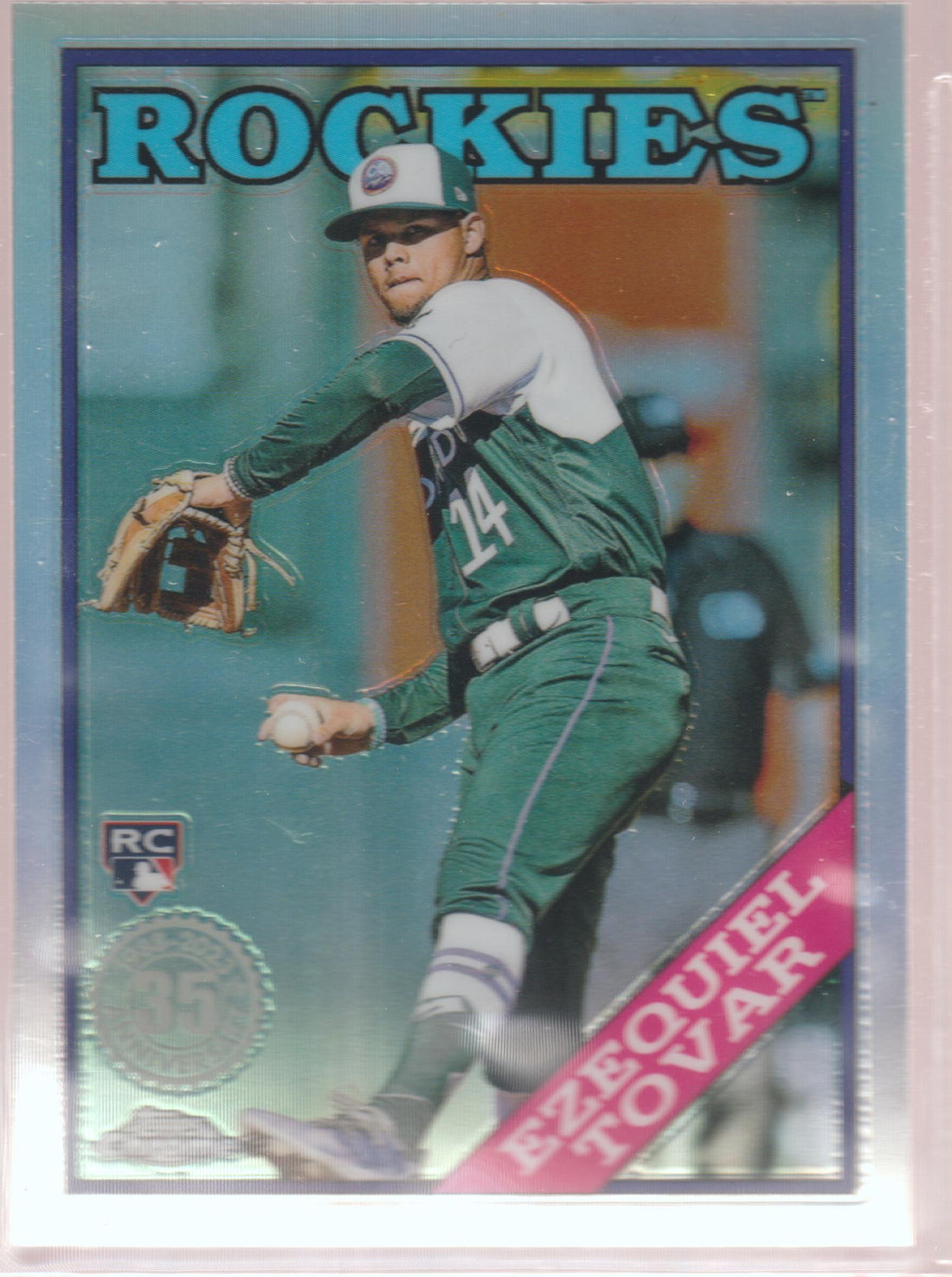2023 Topps Chrome #88BC-9 Ezequiel Tovar 1988 Topps Baseball 35th Anniversary