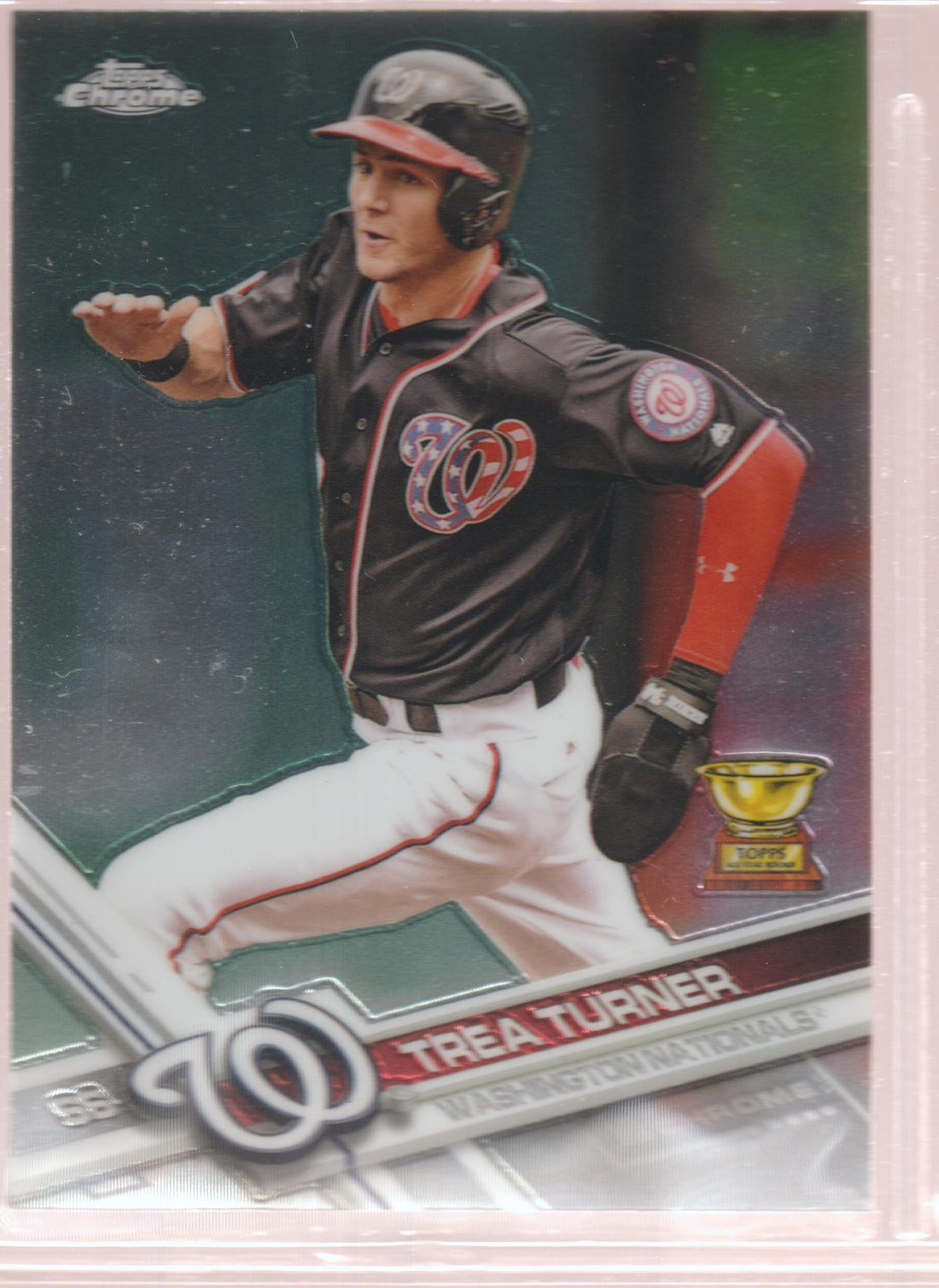 2017 Topps Chrome #194 Trea Turner