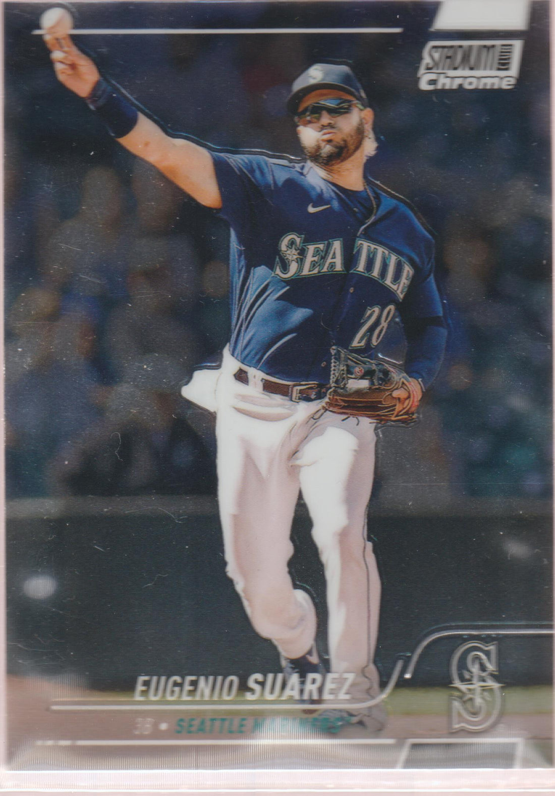 2022 Stadium Club Chrome #347 Eugenio Suarez