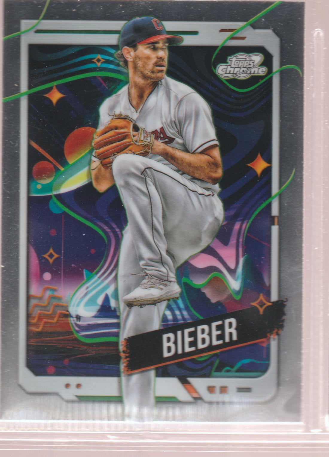 2024 Topps Chrome Cosmic #106 Shane Bieber