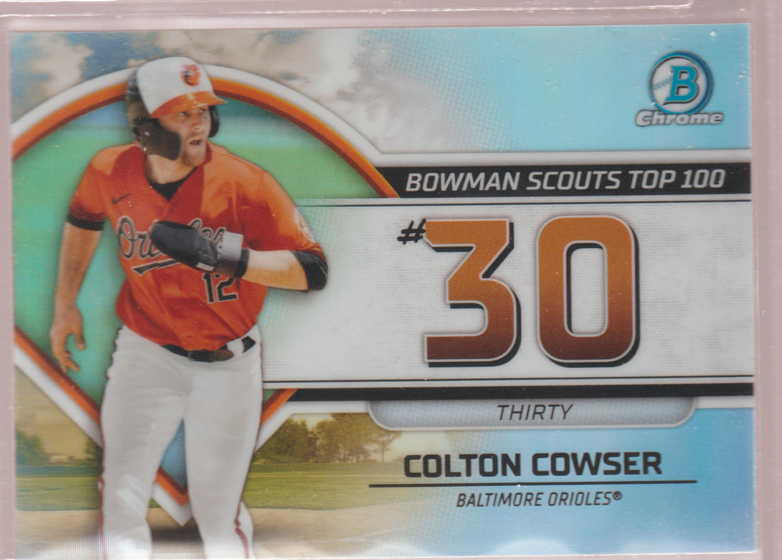 2023 Bowman #BTP-30 Colton Cowser Bowman Scouts Top 100