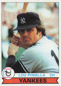 1979 Topps Burger King Restaurant New York Yankees Lou Piniella #18