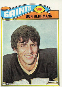 1977 Topps Football Don Herrmann #428