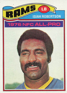 1977 Topps Football Isiah Robertson #430