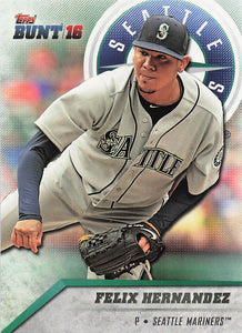 2016 Topps Bunt Baseball Felix Hernandez #38