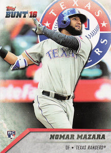 2016 Topps Bunt Baseball Nomar Mazara #183 RC