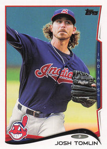 2014 Topps Update Series Baseball Josh Tomlin #US-164