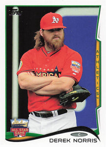 2014 Topps Update Series Baseball Derek Norris #US-201
