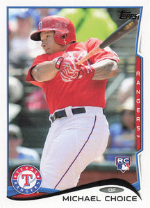 2014 Topps Update Series Baseball Michael Choice #US-241 RC