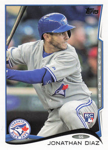 2014 Topps Update Series Baseball Jonathan Diaz #US-267 RC
