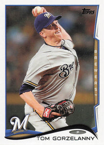 2014 Topps Update Series Baseball Tom Gorzelanny #US-302