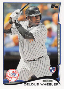 2014 Topps Update Series Baseball Zelous Wheeler #US-308 RC