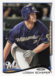 2014 Topps Update Series Baseball Logan Schafer #US-318