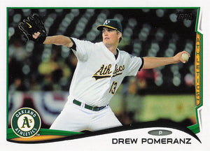2014 Topps Update Series Baseball Drew Pomeranz #US-322