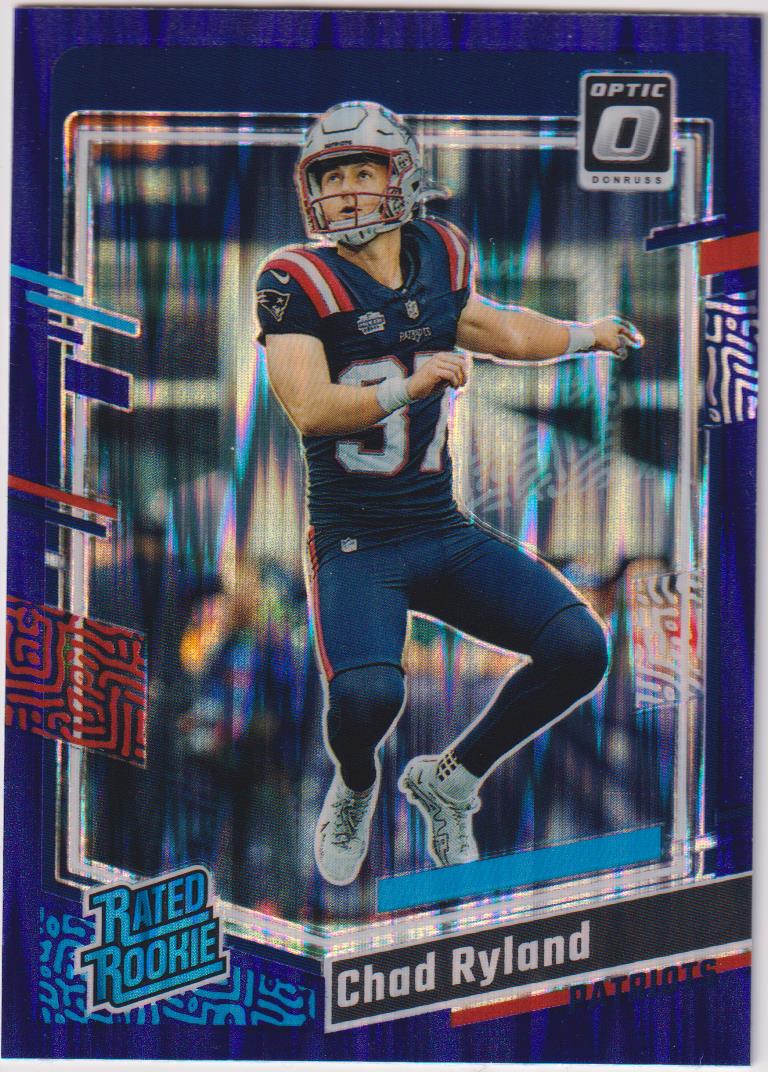 2023 Donruss Optic #273 Chad Ryland Purple Shock