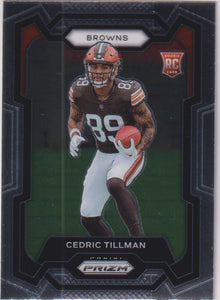 2023 Panini Prizm #321 Cedric Tillman