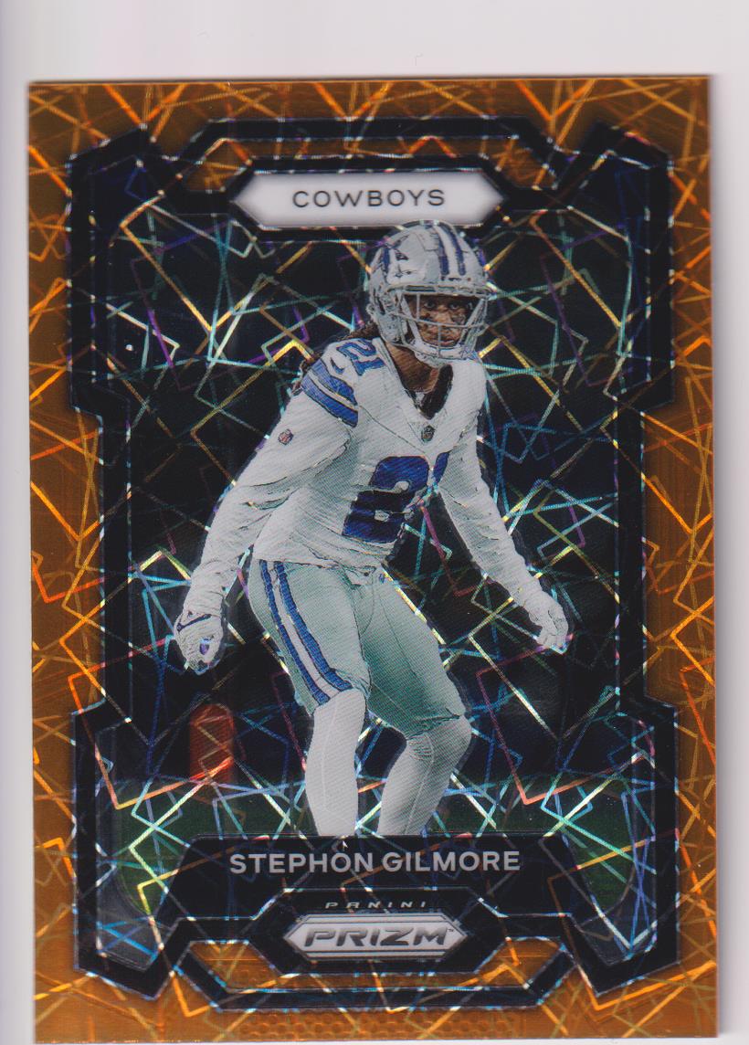 2023 Panini Prizm #77 Stephon Gilmore Lazer