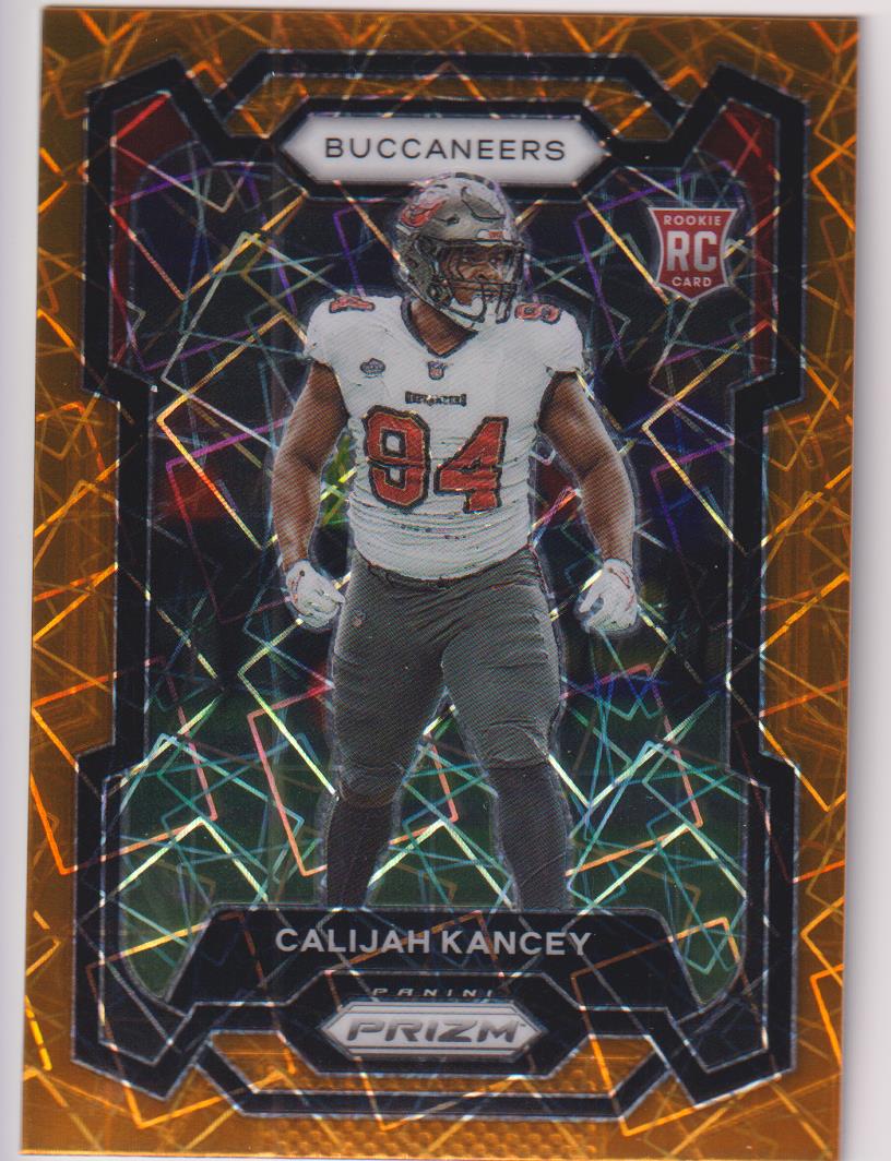 2023 Panini Prizm #393 Calijah Kancey Lazer