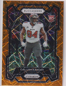 2023 Panini Prizm #393 Calijah Kancey Lazer