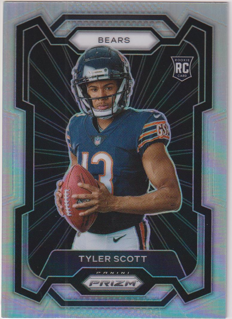 2023 Panini Prizm #328 Tyler Scott Rookie Variations Prizms Silver