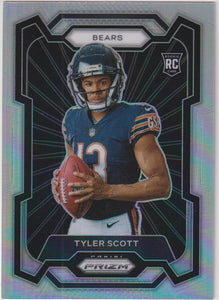 2023 Panini Prizm #328 Tyler Scott Rookie Variations Prizms Silver