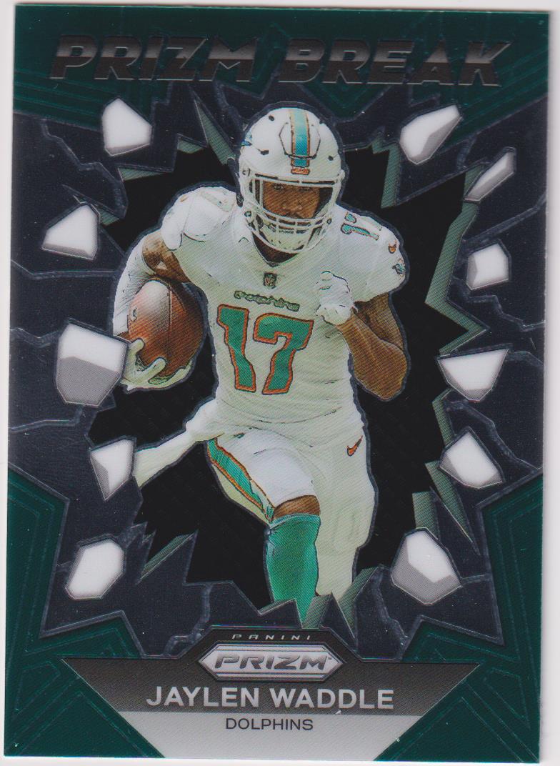 2023 Panini Prizm #PB-7 Jaylen Waddle Prizm Break