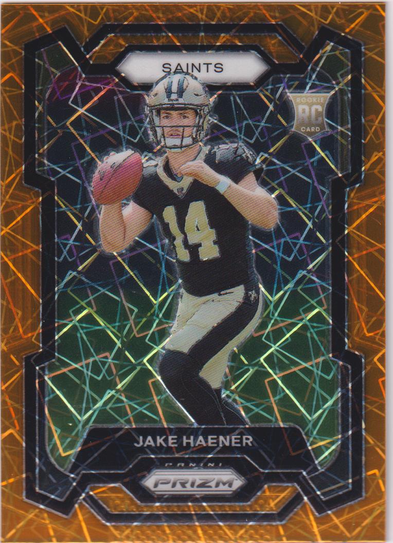2023 Panini Prizm #374 Jake Haener Lazer