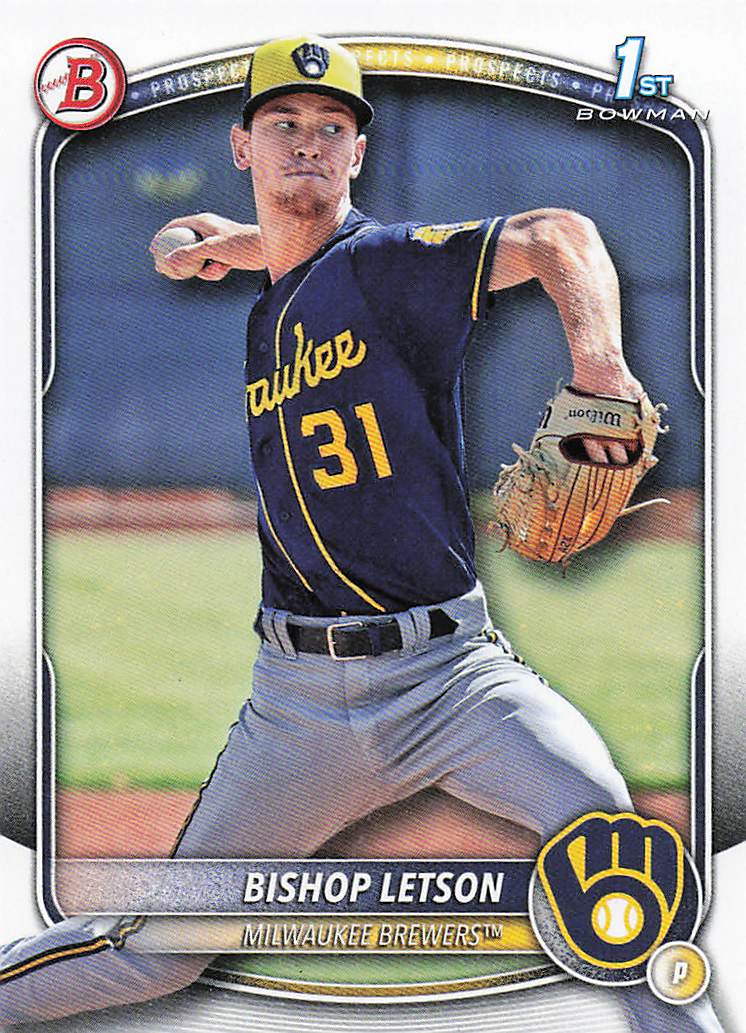 2025 Bowman Baseball Prospects Bishop Letson #BP-30