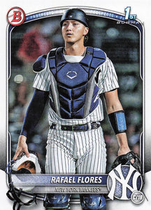 2025 Bowman Baseball Prospects Neon Green Rafael Flores #BP-34