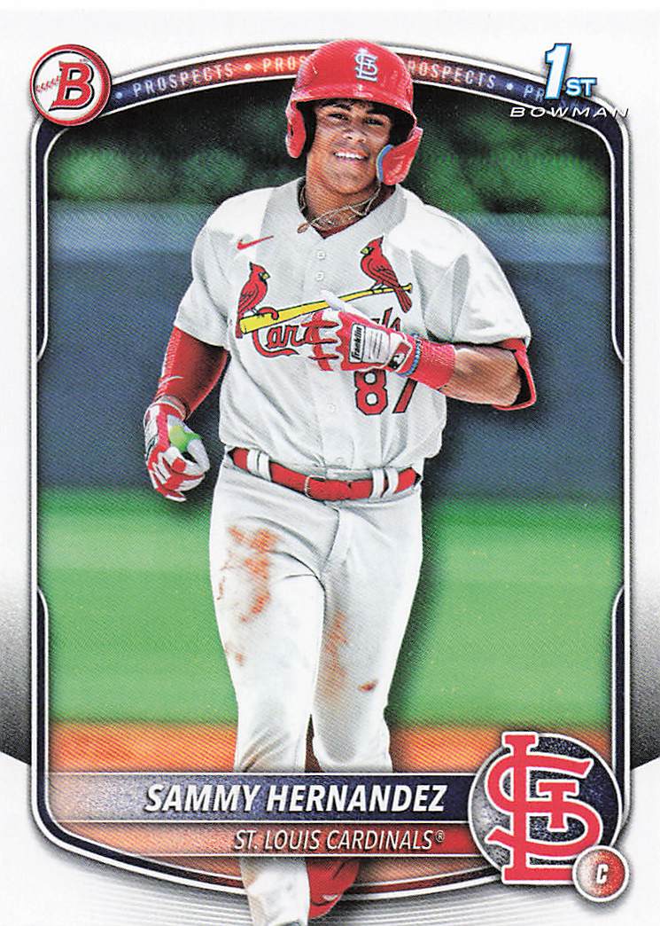2025 Bowman Baseball Prospects Sammy Hernandez #BP-50