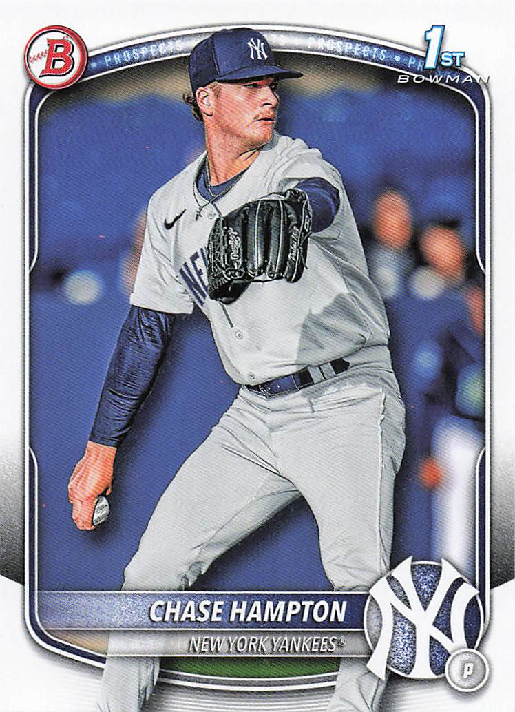 2025 Bowman Baseball Prospects Chase Hampton #BP-57