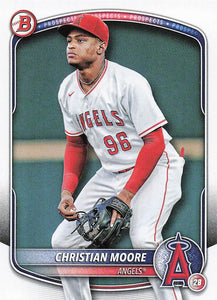 2025 Bowman Baseball Prospects Christian Moore #BP-107