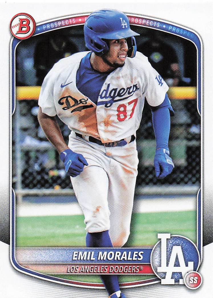 2025 Bowman Baseball Prospects Emil Morales #BP-127