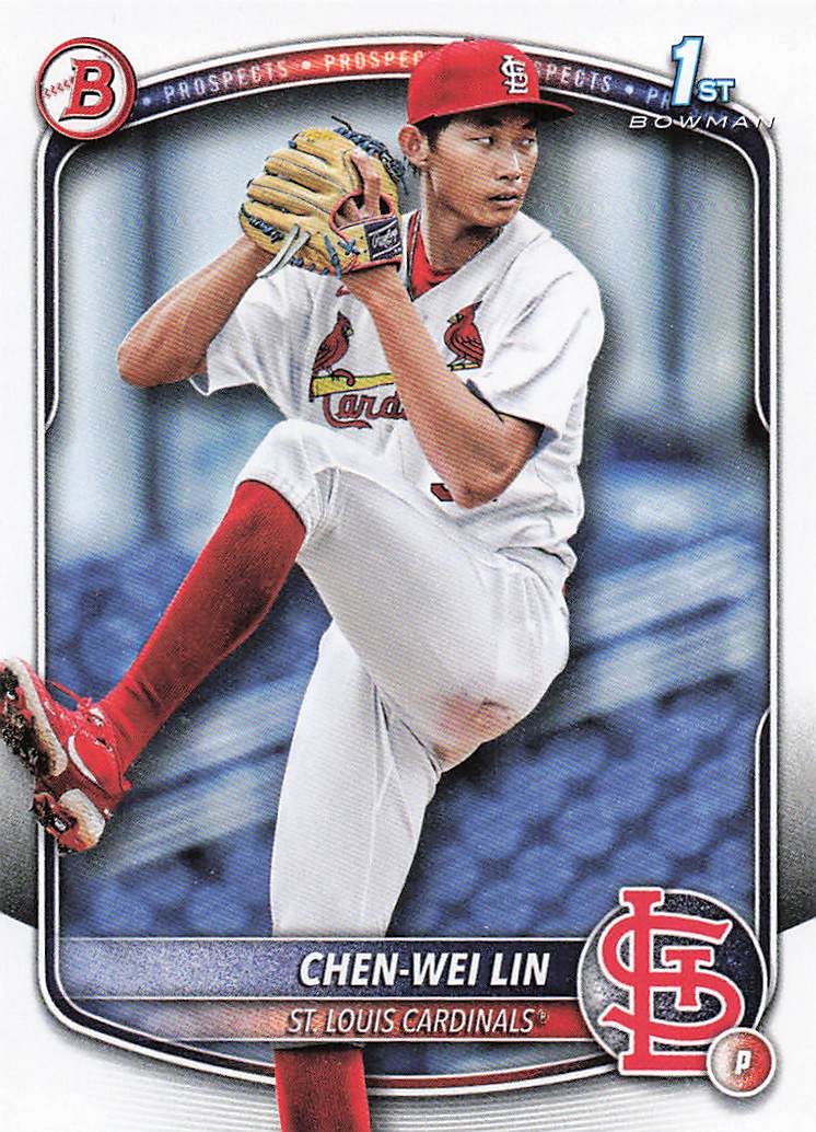 2025 Bowman Baseball Prospects Chen-Wei Lin #BP-141