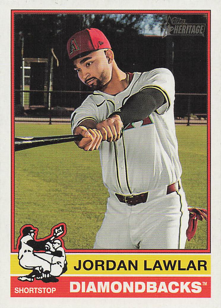 2025 Topps Heritage Baseball Jordan Lawlar #26