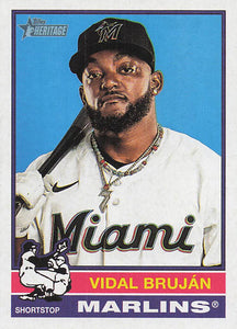 2025 Topps Heritage Baseball Vidal Bruján #82