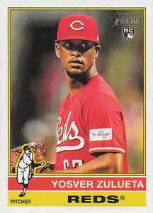 2025 Topps Heritage Baseball Yosver Zulueta #132 Rookie