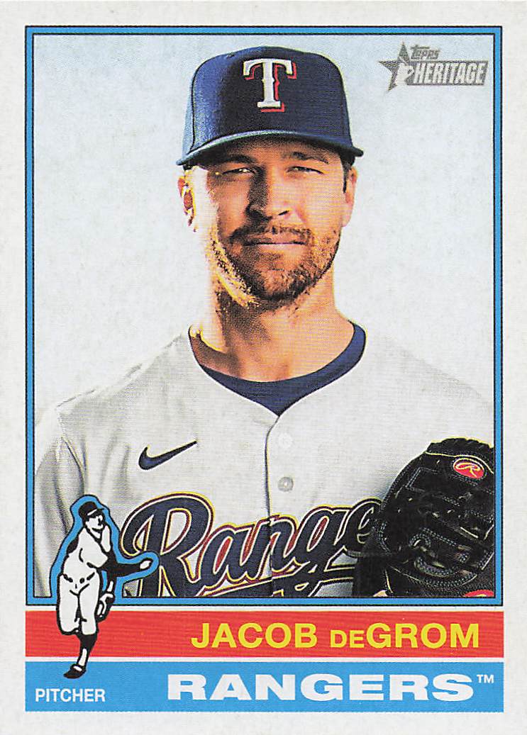 2025 Topps Heritage Baseball Jacob deGrom #279