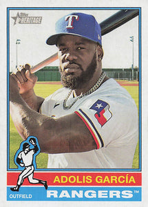 2025 Topps Heritage Baseball Adolis García #308