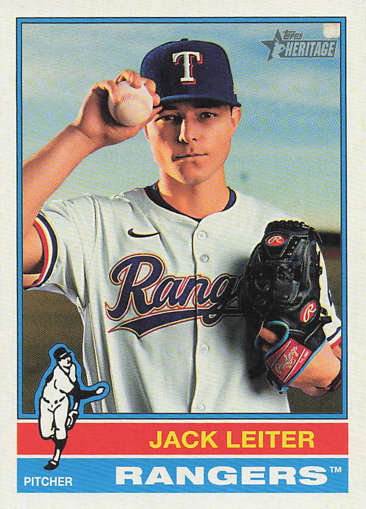 2025 Topps Heritage Baseball Jack Leiter #463
