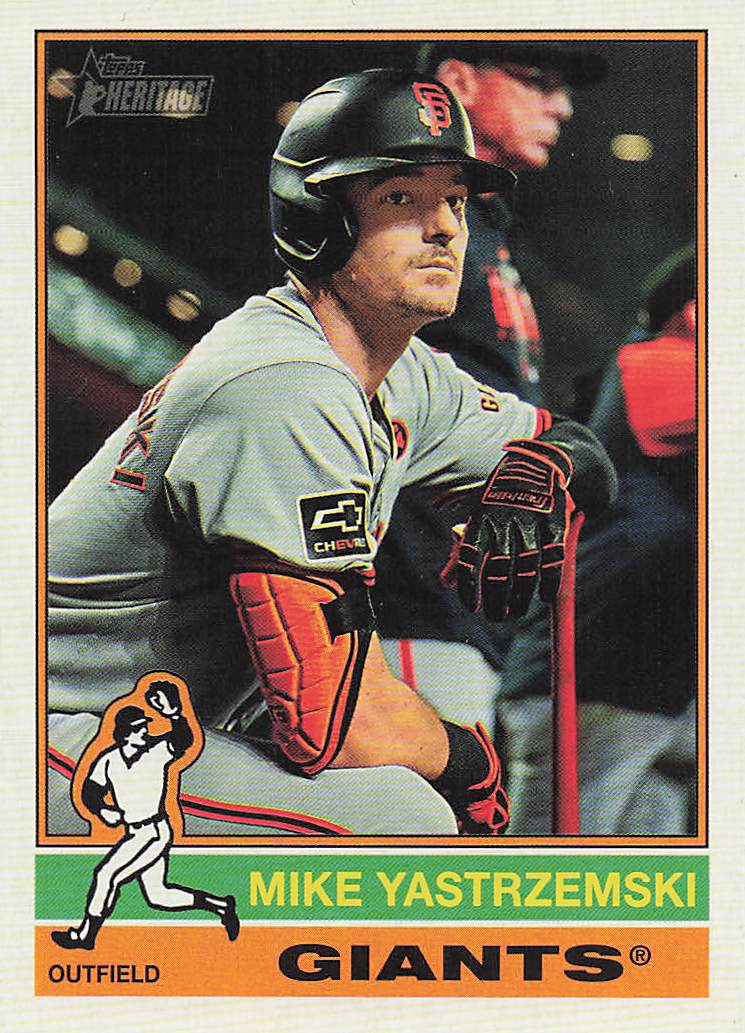 2025 Topps Heritage Baseball Mike Yastrzemski #470