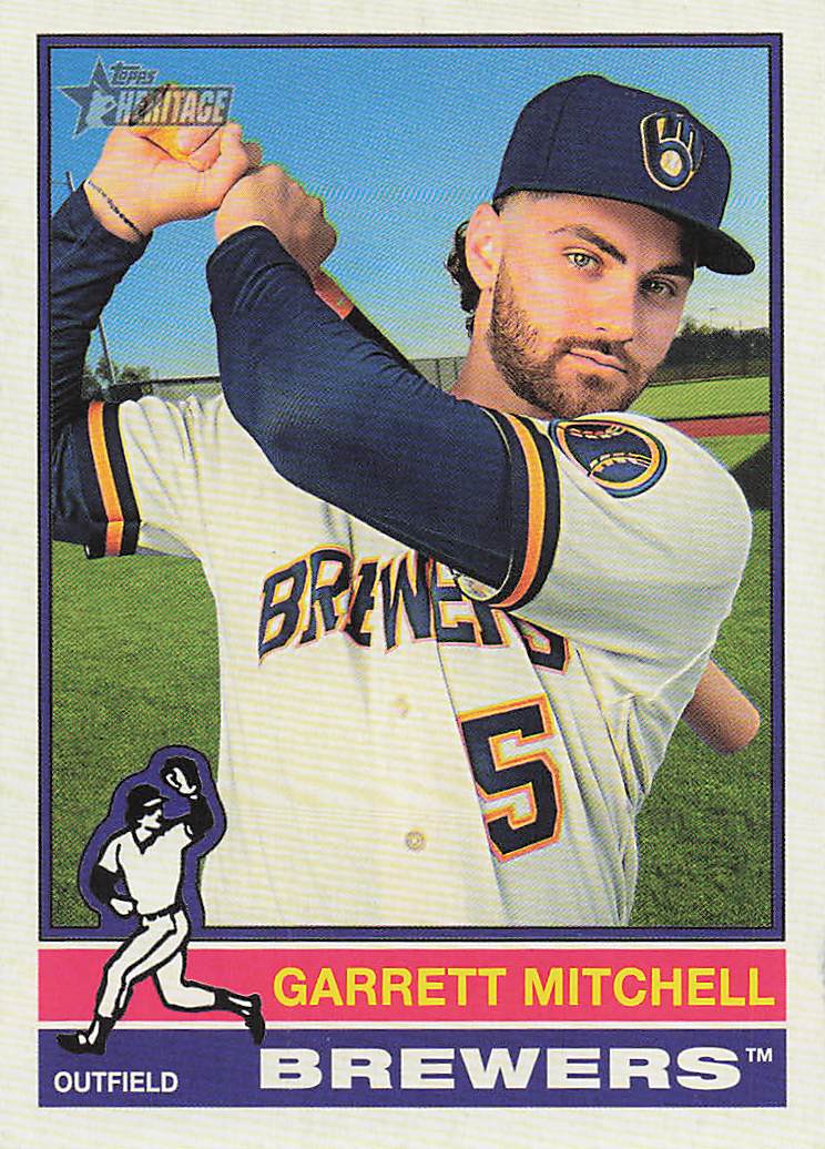 2025 Topps Heritage Baseball Garrett Mitchell #479