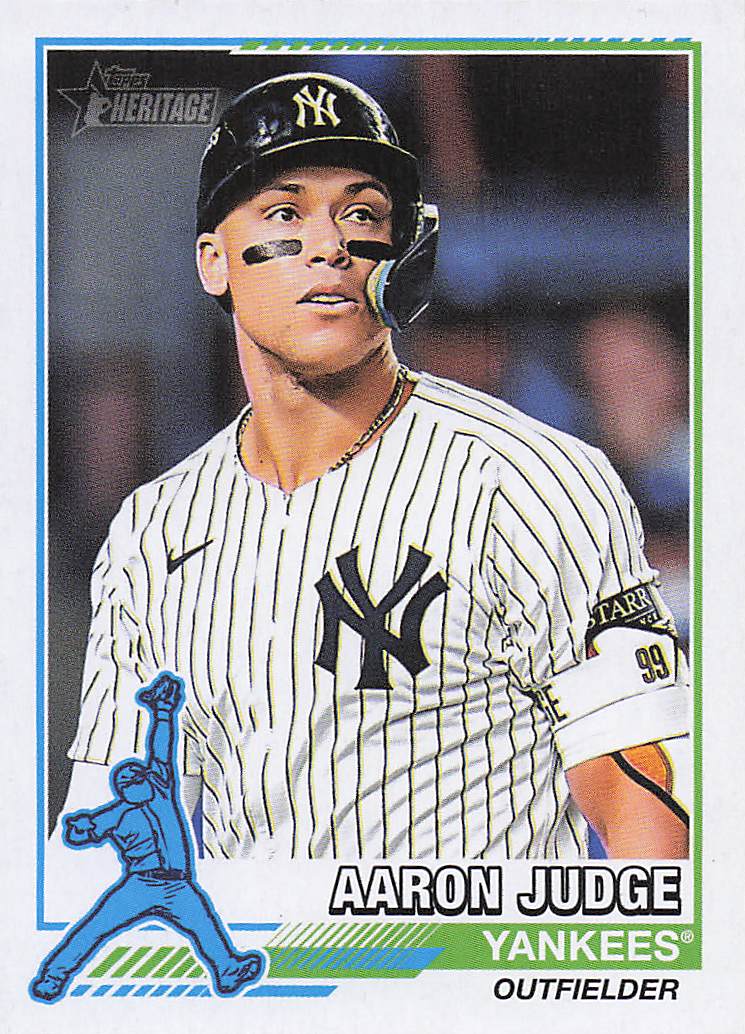 2025 Topps Heritage Baseball 1976 Redefined Aaron Judge #76R-14
